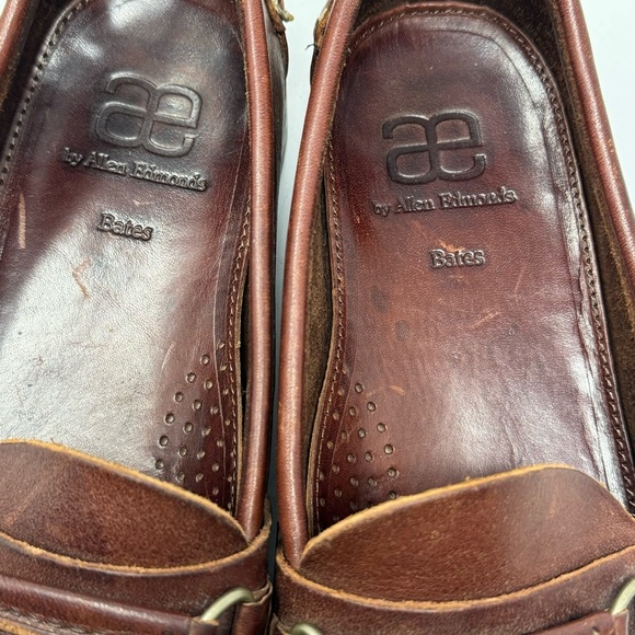 Allen Edmonds Brown Leather Slip On Loafers Mens 10.5 main image 4